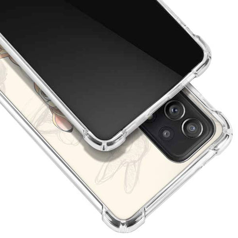 Disney Bambi Sketched Portrait Galaxy A72 5G Clear Case